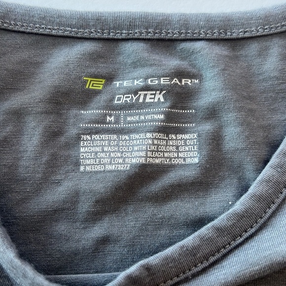 TEK GEAR DRYTEK ATHLETIC DRESS SZ MEDIUM gray - Picture 5 of 8